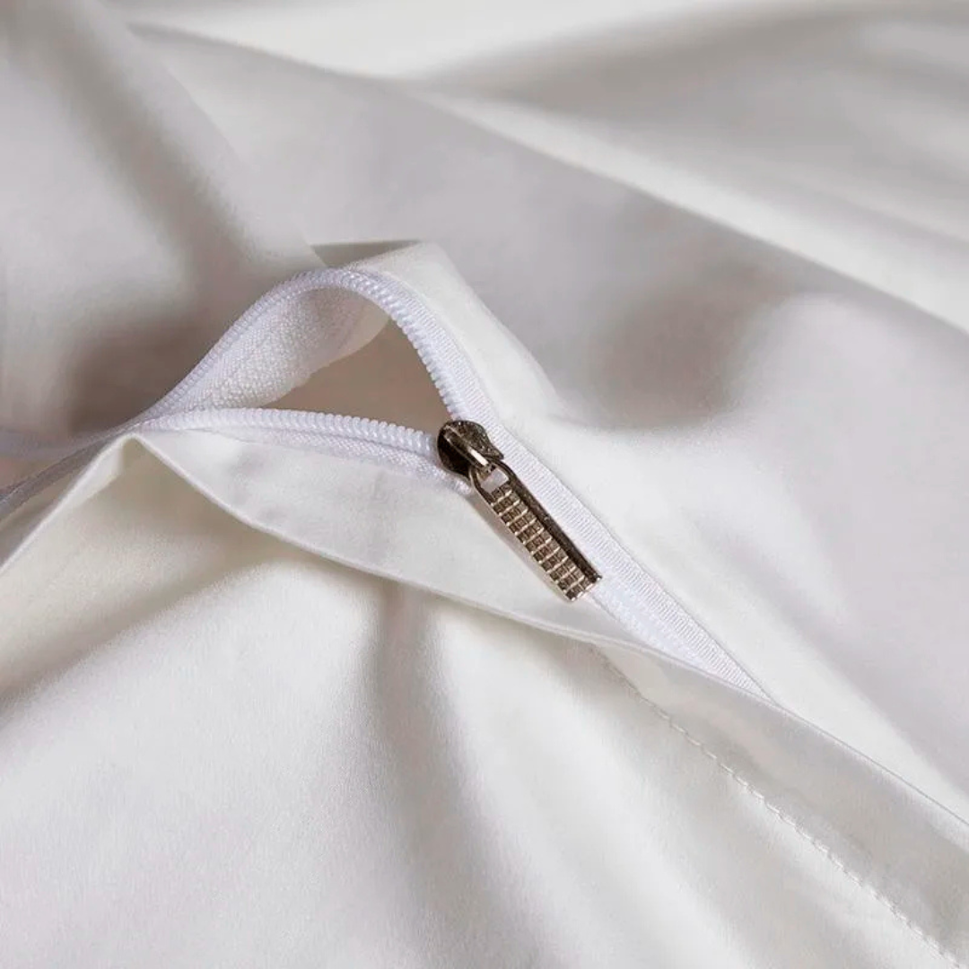 Pearl White Duvet Cover Set
