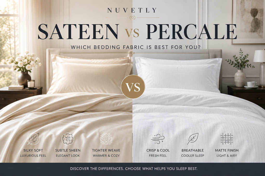 Sateen vs. Percale: Which Bedding Fabric Is Best for You?