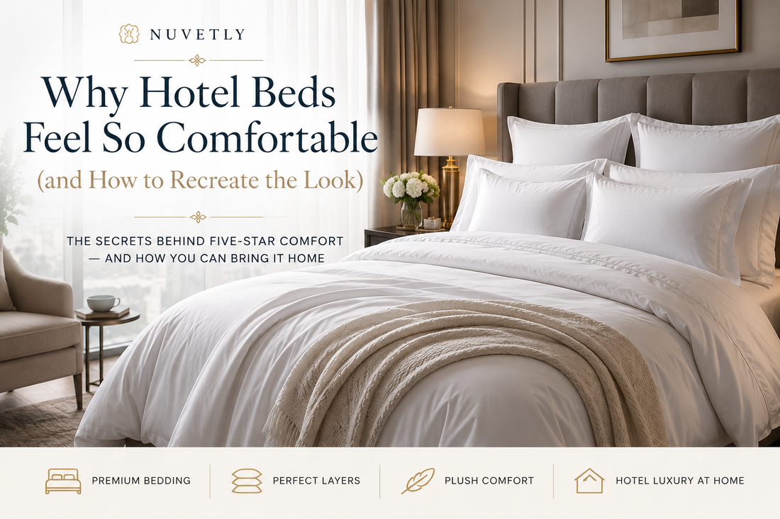 Why Hotel Beds Feel So Comfortable (and How to Recreate the Look at Home)