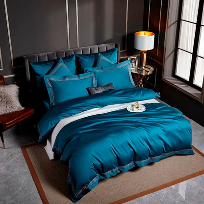 Sapphire Blue Duvet Cover Set