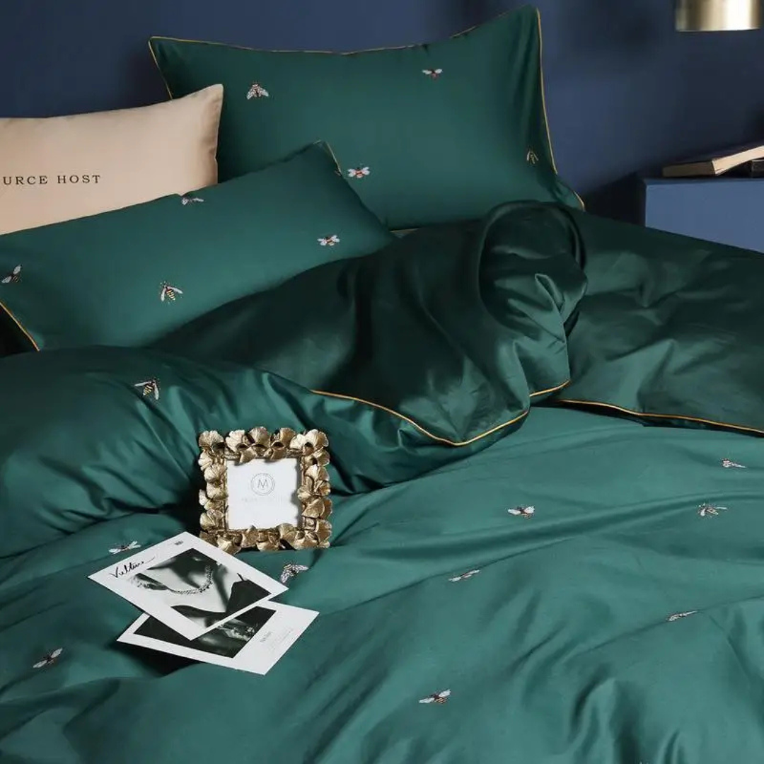 Emerald Grace Duvet Set