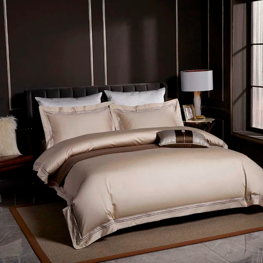Champagne Beige Duvet Set