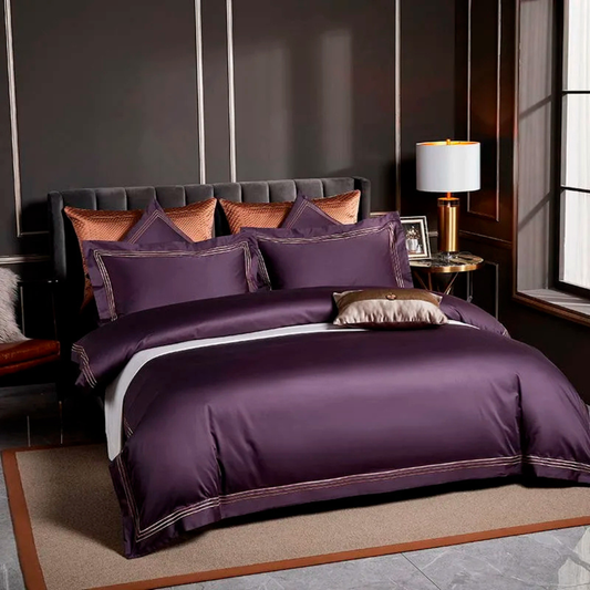 Royal Plum Duvet Cover Set