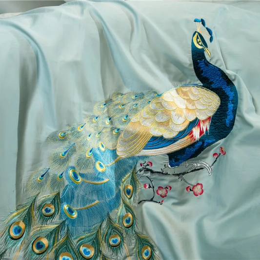 Peacock Aura Duvet Set