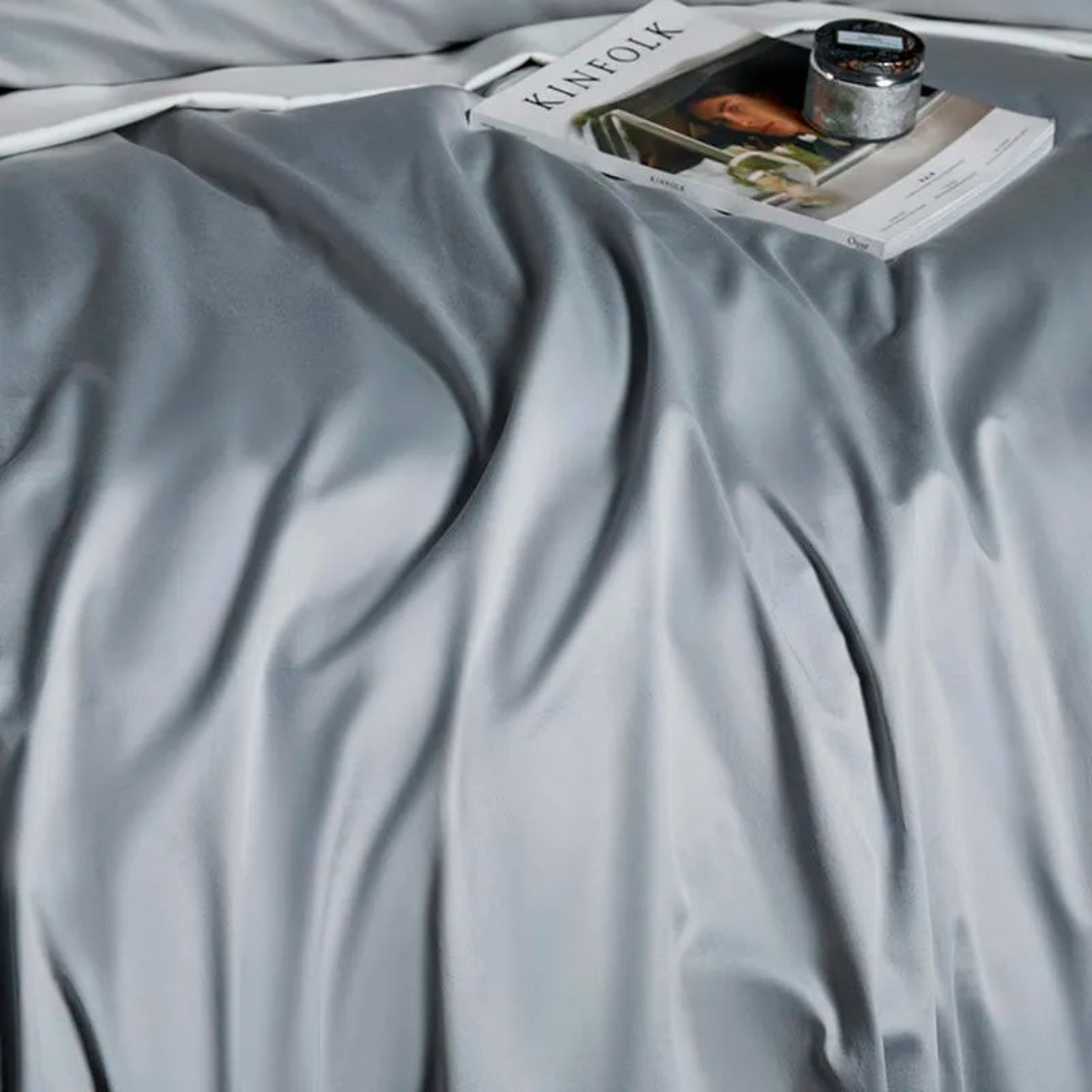 Frost Silver Duvet Cover Set