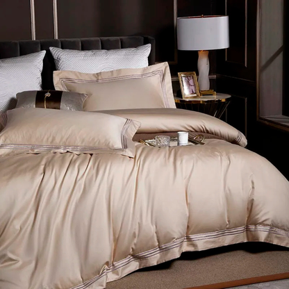 Champagne Beige Duvet Set