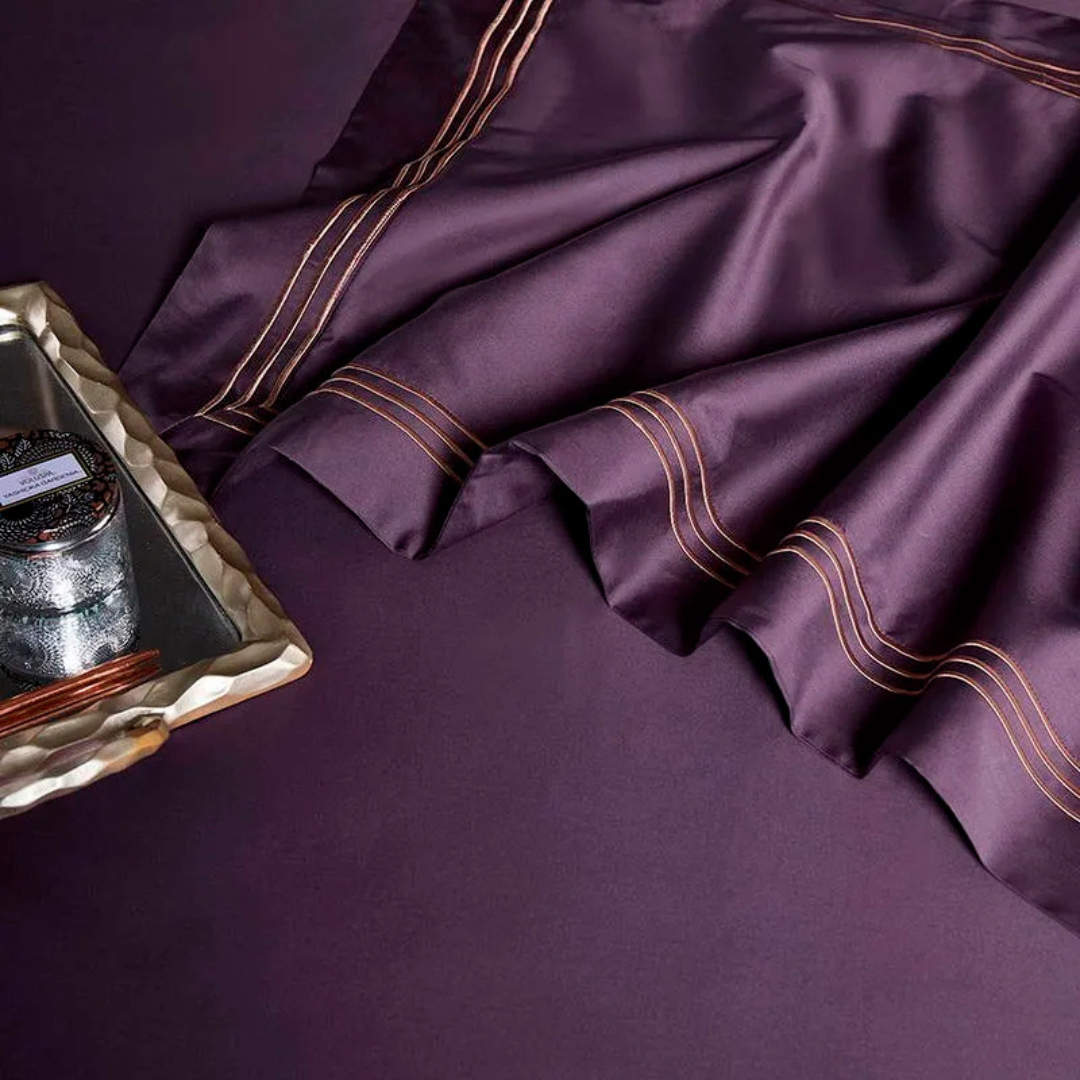 Royal Plum Duvet Cover Set