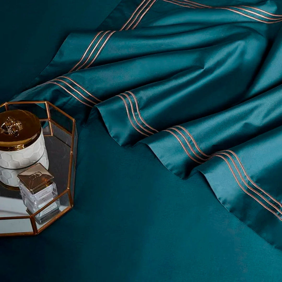 Ocean Teal Duvet Cover Set