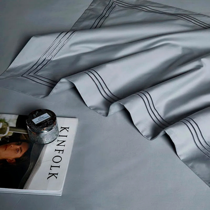 Frost Silver Duvet Cover Set