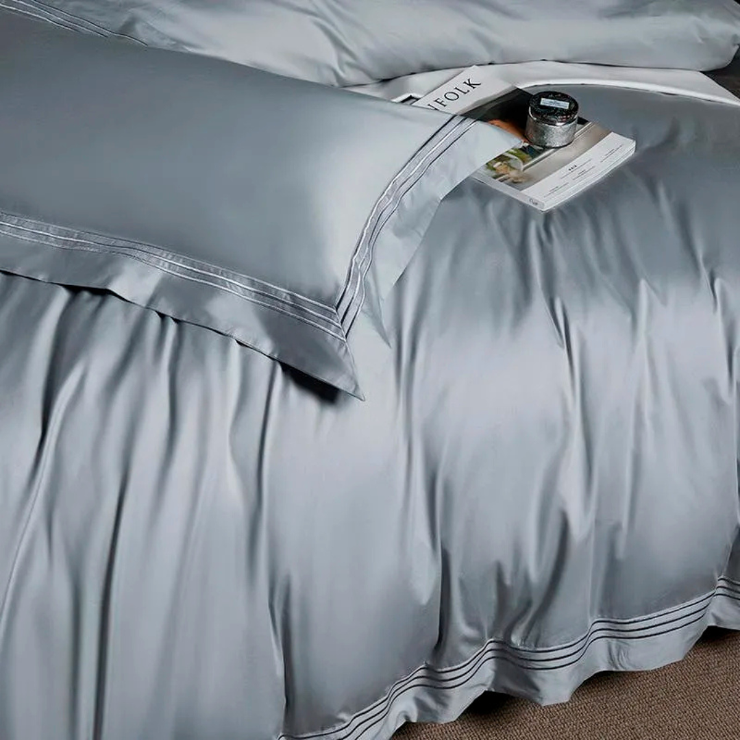 Frost Silver Duvet Cover Set
