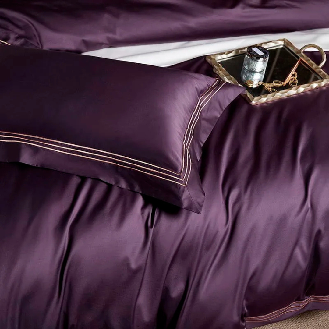 Royal Plum Duvet Cover Set