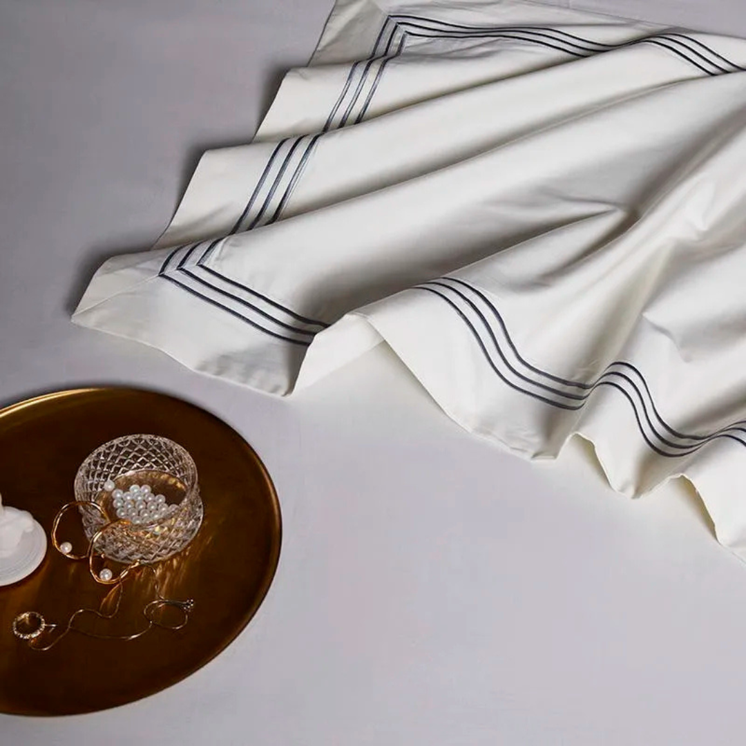 Pearl White Duvet Cover Set