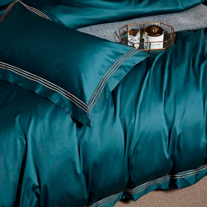 Ocean Teal Duvet Cover Set