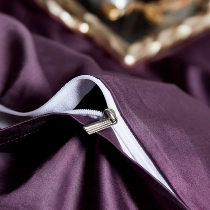 Royal Plum Duvet Cover Set