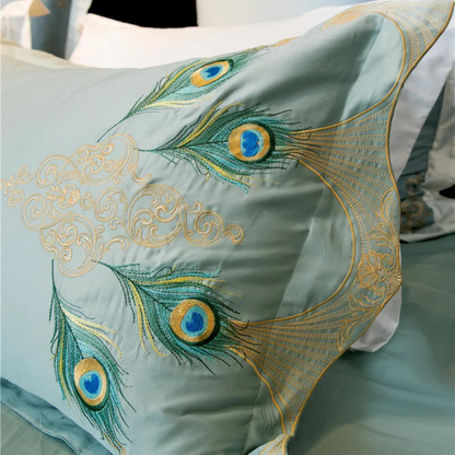 Peacock Aura Duvet Cover Set