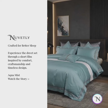 Aqua Mist Duvet Cover Set